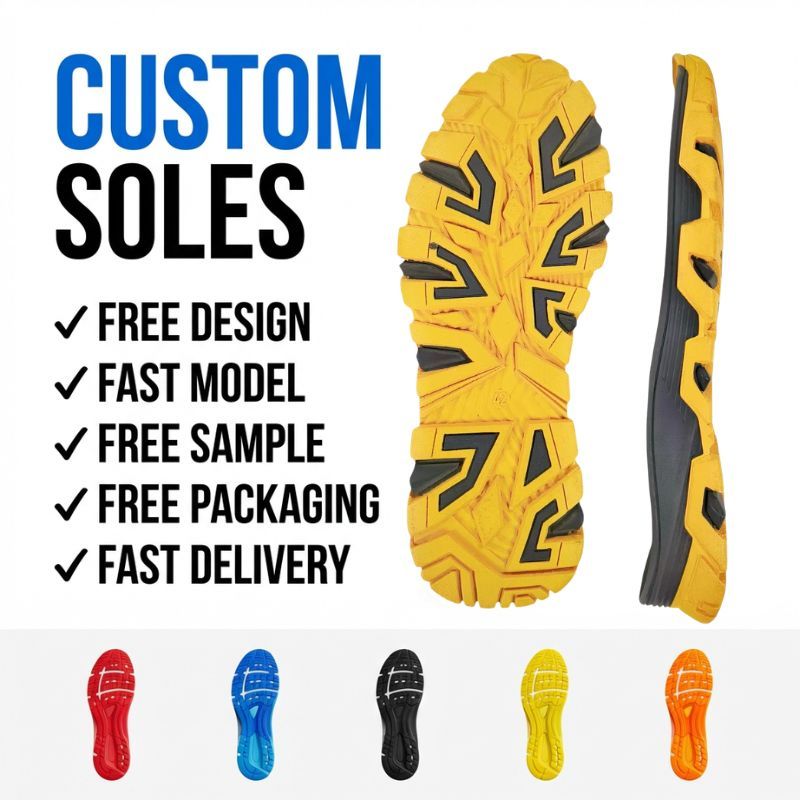 Wholesale Custom TPR High Edge Outsoles