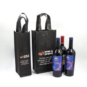 Durable Eco Friendly Custom Logo 2 Wine Custom Promotion <b>Gift</b> Bag Reusable Non Woven Wine Bags 6 Bottle Wine Tote Bag - Product Image 3
