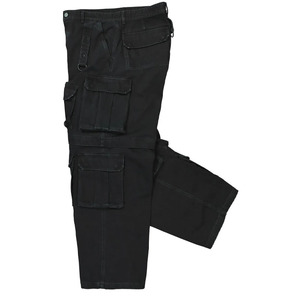 Jeans Disai Fabricant de jeans cargo multipoches Pantalon en denim <span class=keywords><strong>noir</strong></span> à jambes larges personnalisé pour hommes - Product Image 3