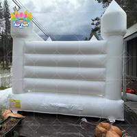 AirFunPro Jolie 13x13x11ft Adultes Blanc Mariage Intérieur Extérieur PVC Bâche Eco-Friendly Gonflable Castle Bounce House