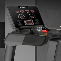 Tapis roulant électrique intelligent 6000S pliable, amortissant, avec programmes d'exercice réglables pour les salles de sport, usage commercial en intérieur