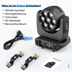 ไฟ LED ขนาดเล็กสำหรับ DJ ไฟ LED แบบมีลำแสงขยับได้7X40W RGBW โคมไฟ LED สำหรับดิสโก้ปาร์ตี้วันหยุดคลับแต่งงาน KTV <span class=keywords><strong>Lite</strong></span> - Product Image 4