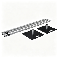 Soporte de Fondo Portátil de Aluminio para Decoración de Eventos y Bodas - Ligero y Ajustable