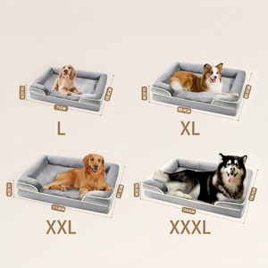 Lit pour animaux de compagnie en mousse à mémoire de forme orthopédique <span class=keywords><strong>anti</strong></span>-<span class=keywords><strong>stress</strong></span> moderne, fabrication sur mesure, oreiller rectangulaire amusant, design minimaliste, lit pour <span class=keywords><strong>chien</strong></span> - Product Image 3