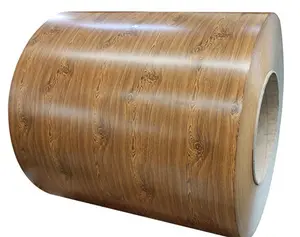 Chinese supplier of G550 prepainted galvanized wood grain Printed PPGI steel coil with low price