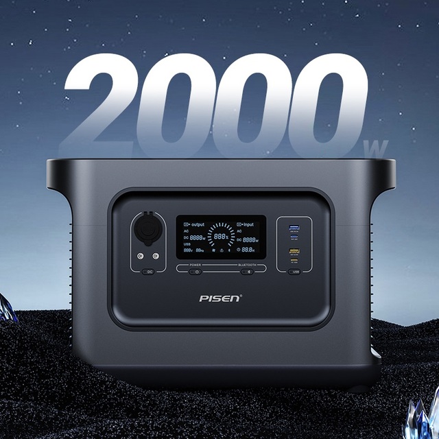 Renewable Energy Centrale Elettrica Portable 110v 220v Portable Power Station 2150.4Wh Solar Generator 2000w for Camping