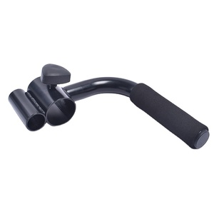 Poignée de pronation de rangée de barres en T Barre de <span class=keywords><strong>mouche</strong></span> inversée Revêtement en poudre noire Poignée de mines terrestres Convient aux barres de 1 po et 2 po pour reconstruire - Product Image 1