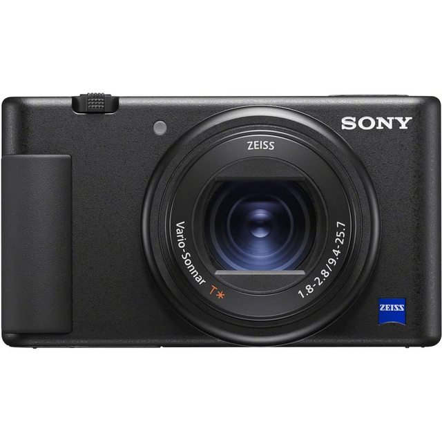 ZV-1 Digital Camera 4K HDR Video Flip Screen Touchscreen Display Built-in Microphone SD Rechargeable Battery 2-3" Screen Live