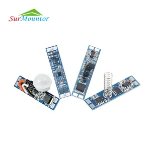 Surmountor 12V 24V PIR IR 모션 센서 터치 프리 모듈 IR 무선 센서 LED 캐비닛 조명용 Arduino 모션 센서