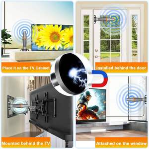 <span class=keywords><strong>Antena</strong></span> de <span class=keywords><strong>TV</strong></span> Digital de Alta Ganancia, 3M, Recepción de 360°, <span class=keywords><strong>Antena</strong></span> <span class=keywords><strong>HD</strong></span> <span class=keywords><strong>para</strong></span> Televisores Inteligentes, Uso en Interiores, Base Magnética Resistente, Recepción de <span class=keywords><strong>TV</strong></span> sin Cables - Product Image 4