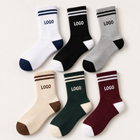 Chaussettes de sport pour jeunes et adultes avec logo personnalisé, respirantes, pour la course à pied et l'entraînement, 100% coton, antibactériennes, OEM ODM