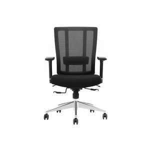 Factory Direct sale multi-functional fashion black computer task swivel chair Bureau with Chrome base - Product Image 2