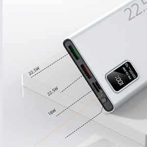 <span class=keywords><strong>Power</strong></span> <span class=keywords><strong>Bank</strong></span> de Carregamento Rápido Super Bidirecional de 22.5W, 20000 MA, Grande Capacidade, Criativo, Portátil e Ultra-fino - Product Image 5