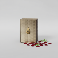 Nouvelle conception de boîte cadeau à double porte magnétique, laminage mat, revêtement UV, gaufrage, emballage de luxe recyclable et écologique pour