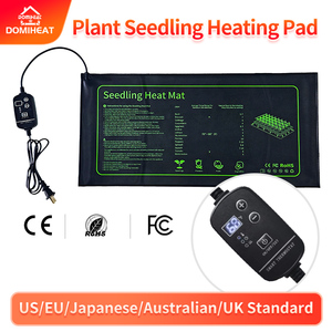 แผ่นทำความร้อนกันน้ำ DOMIHEAT 20W/40W สำหรับเพาะเมล็ดพันธุ์ พร้อมระบบควบคุมอุณหภูมิแบบดิจิตอล ปลั๊กแบบ AU สำหรับการงอกของเมล็ดพันธุ์ อายุการใช้งาน 10 ปี - Product Image 2