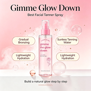 ETRUN - Spray Bronceador Facial Transparente de Marca Privada, Gimme Glow Down, el Mejor Spray Bronceador Facial, Bronceado Gradual, Agua con Bronceador sin Sol - Product Image 2