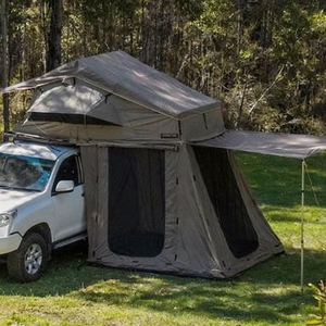 Foldable Soft Shell Roof <b>Top</b> Tent Compact Storage Easy Install Roof Tent 4 2 Person Waterproof Rooftop Tent Car Camping Roads - Product Image 1