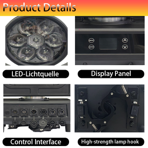 ไฟหัวเคลื่อนที่แบบ Beam Wash LED <span class=keywords><strong>Osram</strong></span> 650W กันน้ำ IP65 พร้อมปริซึม สำหรับงานคอนเสิร์ตกลางแจ้ง เวที งานเทศกาล ให้เช่า - Product Image 3