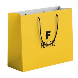 Wholesale Custom Logo Printing Laminated Shopping <b>Gift</b> Packaging Paper Bag - Product Image 2