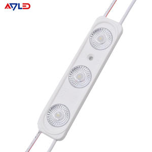 Modules LED 3 lampes à injection 12V dimmables IP67 pour enseignes rétroéclairées souples, modules LED pour caissons lumineux publicitaires étanches en extérieur - Product Image 4