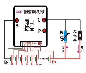 50A Li-ion 16S 60V สำหรับ3.7V แบตเตอรี่ลิเธียมเทอร์นารี NMC พร้อมการป้องกันอุณหภูมิสมดุลการชาร์จไฟเดียวกันแผง B99 - Product Image 4