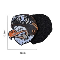 Vestes en cuir pour motards avec logo personnalisé, patchs brodés, badges à scratch, accessoires vestimentaires