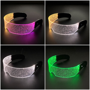 <span class=keywords><strong>Lunettes</strong></span> LED Lumineuses Circuits Interstellaires, Piles Bouton Remplaçables, <span class=keywords><strong>Lunettes</strong></span> de Fête LED, Longue Autonomie - Product Image 2