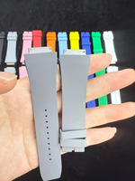 Bracelet de montre en caoutchouc de luxe sur mesure de qualité supérieure, étanche et durable.