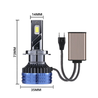 Ampoules de phares LED automobiles H1 H3 H4 H7 H11 9005 9006 9012, phares LED de voiture haute puissance pour véhicules