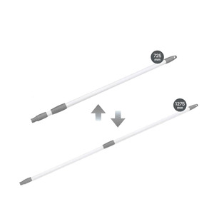 Rouleau anti-poils et peluches en bois portable, rechargeable, extra-adhésif, 90 couches, spirale, blanc et bleu, pour usage domestique et vente en gros - Product Image 2