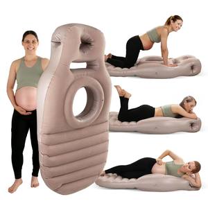 Oreiller de maternité gonflable portable confortable en gros coussin à trous pour le corps pour femmes enceintes avec bienfaits du massage - Product Image 5