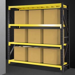 Industrial Warehouse Storage <b>Rack</b> Stacking <b>Shelf</b> <b>Rack</b> Boltless Shelving <b>Rack</b> Price Steel CE Storage Cabinet 4 120kg 5 Adjustable - Product Image 4