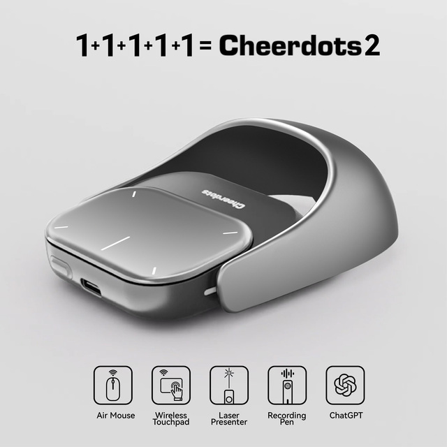 Detachable Air Mouse Customized Gaming All-in-One Pocket Recording Enabled Wireless Touchpad Optical Tracking