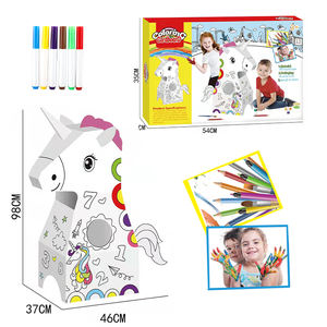 Mainan DIY Karton Puzzle Doodle yang Dapat Dipakai untuk Mewarnai Menggambar Seni Melukis Mewarnai DIY - Product Image 5