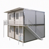 Maison préfabriquée de luxe à 3 chambres, prête à l'emploi, pliable, avec salle de bain, pour la résidence familiale