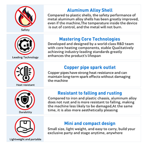 Máy phun pháo hoa tia lửa lạnh mini không dây điều khiển từ xa bằng nhôm MOWL dành cho đám cưới, sân khấu, sự kiện tiệc tùng - Product Image 3