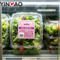 Étiquette personnalisée en rouleau pour emballage de légumes biologiques, étiquette pour boîte de salade fraîche, produits cultivés en serre sans pesticides, adhésif