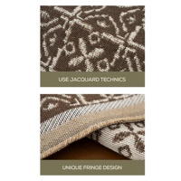 Style Boho Vintage Design original Jacquard Cuisine Décor Réversible Utilisation Chemin De Table Pour La Décoration De Table À Manger