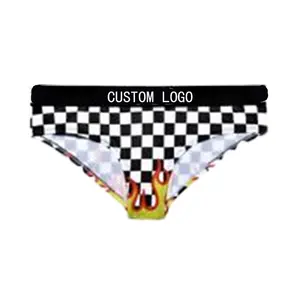 Females Underwear High Quality Sexy Custom Alphabet Breathable Low Rise Boxer Brief Multicolor Panties Women's Thongs for Women
