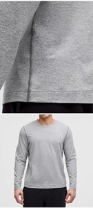 Camiseta Deportiva de Manga Larga para Hombre, Estilo Casual, Elástica, Transpirable, Antiarrugas, de Secado Rápido, para Actividades al Aire Libre, 180g - Product Image 5