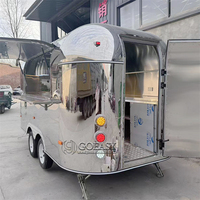 Nouvelle annonce : Chariot de restauration mobile pour hot-dogs, kiosque alimentaire, remorque à pizzas, camion de vente, équipement de café, mini-équipement écologique pour snacks
