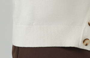 Cardigan en <span class=keywords><strong>cachemire</strong></span> haut de gamme Cardigan pour homme Cardigan en <span class=keywords><strong>cachemire</strong></span> blanc col rabattu - Product Image 6