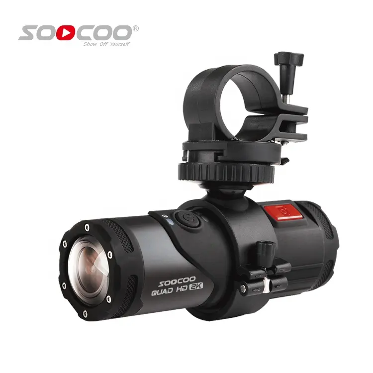 2K Action Kamera SOOCOO Wasserdichte Unterwasserkamera Sport Black Cam Bullet Für Gun Bike Fahrrad helm Wasserdicht