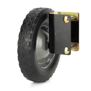 SANKINS 8 "<span class=keywords><strong>roulette</strong></span> de porte en caoutchouc robuste porte aide Support roue montage latéral pour porte battante métal Tube clôture chaîne lien - Product Image 6