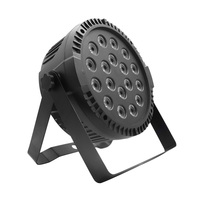 Projecteur PAR LED RGB 3-en-1 18*1.5W avec contrôle DMX512 pour scène, DJ, discothèque et spectacles d'ombres