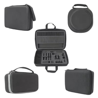 Organisateur de voyage portable en EVA imperméable à coque rigide, étui de transport durable pour appareils électroniques