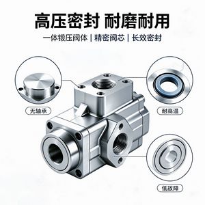 Vanne de commande directionnelle hydraulique Dixin en acier inoxydable, type à bride, servo-vanne proportionnelle pour machines de construction - Product Image 1