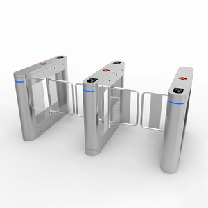 Cửa khẩu Tốc độ cửa vách ngăn kiểm soát truy cập turnstile nhận dạng khuôn mặt an ninh Flap rào cản mẫu giáo Swing rào cản turnstile - Product Image 2