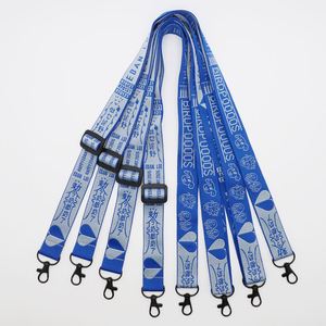 Fashion Custom Adjustable Jacquard Lanyard Embroidery Woven Phone Crossbody Strap Bag Shoulder Strap Women Accessory Lanyard - Product Image 1