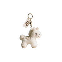 Porte-clés Pendentif Sac en Peluche PVC Personnalisé, Motif Cheval de l'Année, Coloré et Adorable, Imperméable, Léger, Doux, Petit Cadeau
